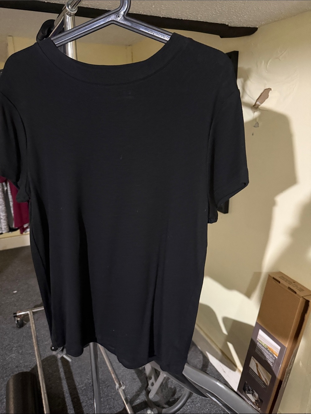 Classic Men's Black Crewneck T-Shirt